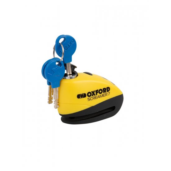 Oxford Screamer7 Alarm Motorcycle Disc Lock at JTS Biker Clothing